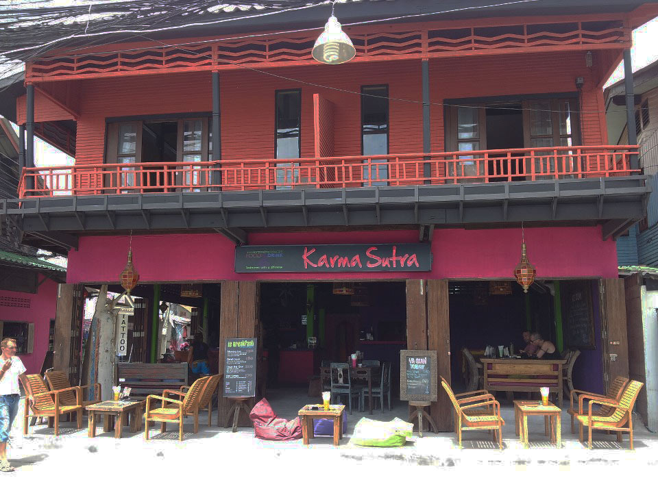 english photo 50, rental of the villa Paris on koh samui thailandFrench restaurant bar Thai Karma Sutrawith Mr Laurent